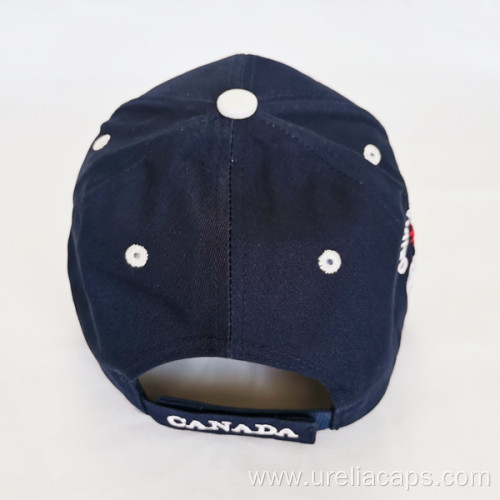 Golf cap with embroidery